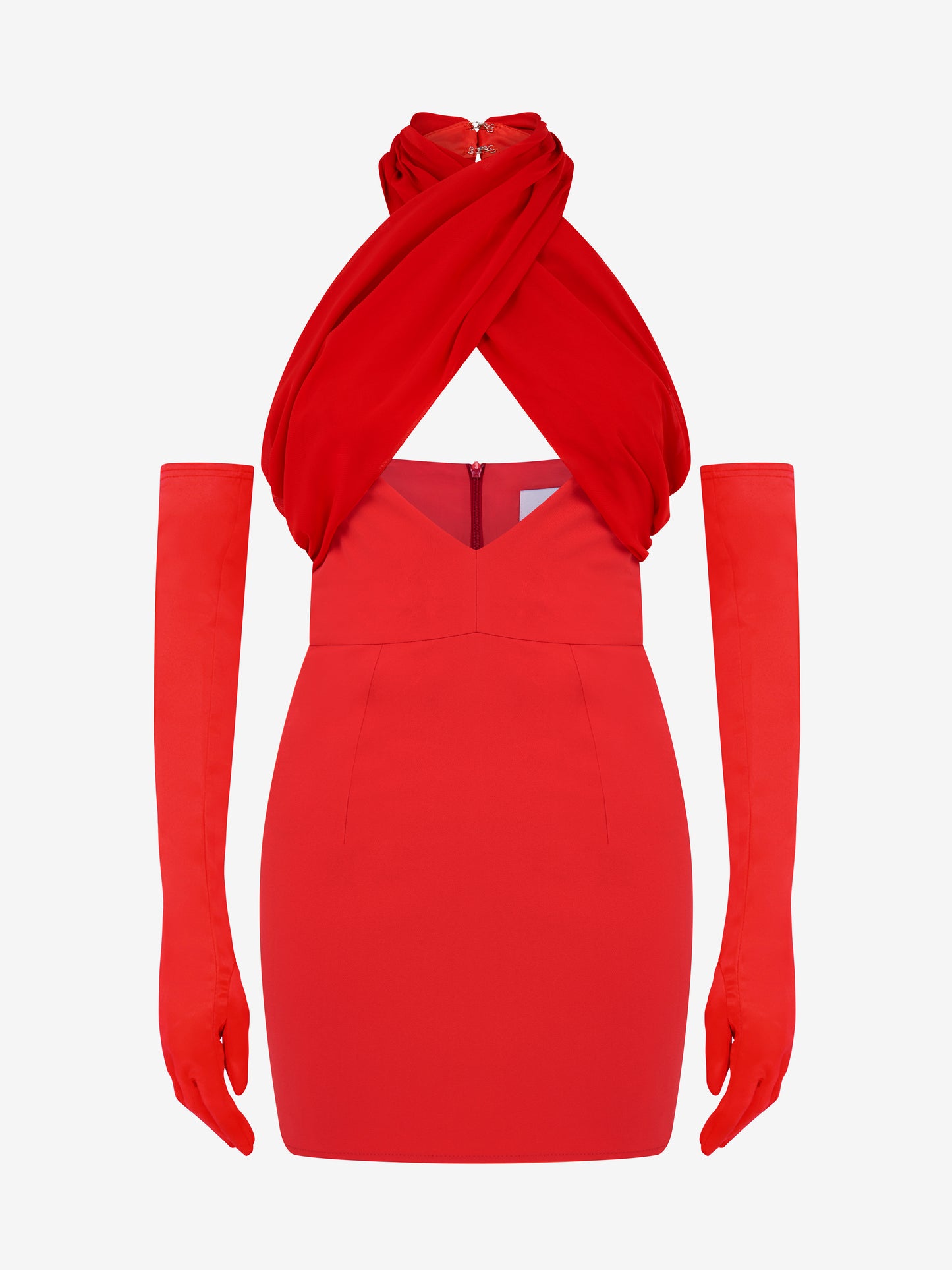 Aidrianna Mini Dress - Red