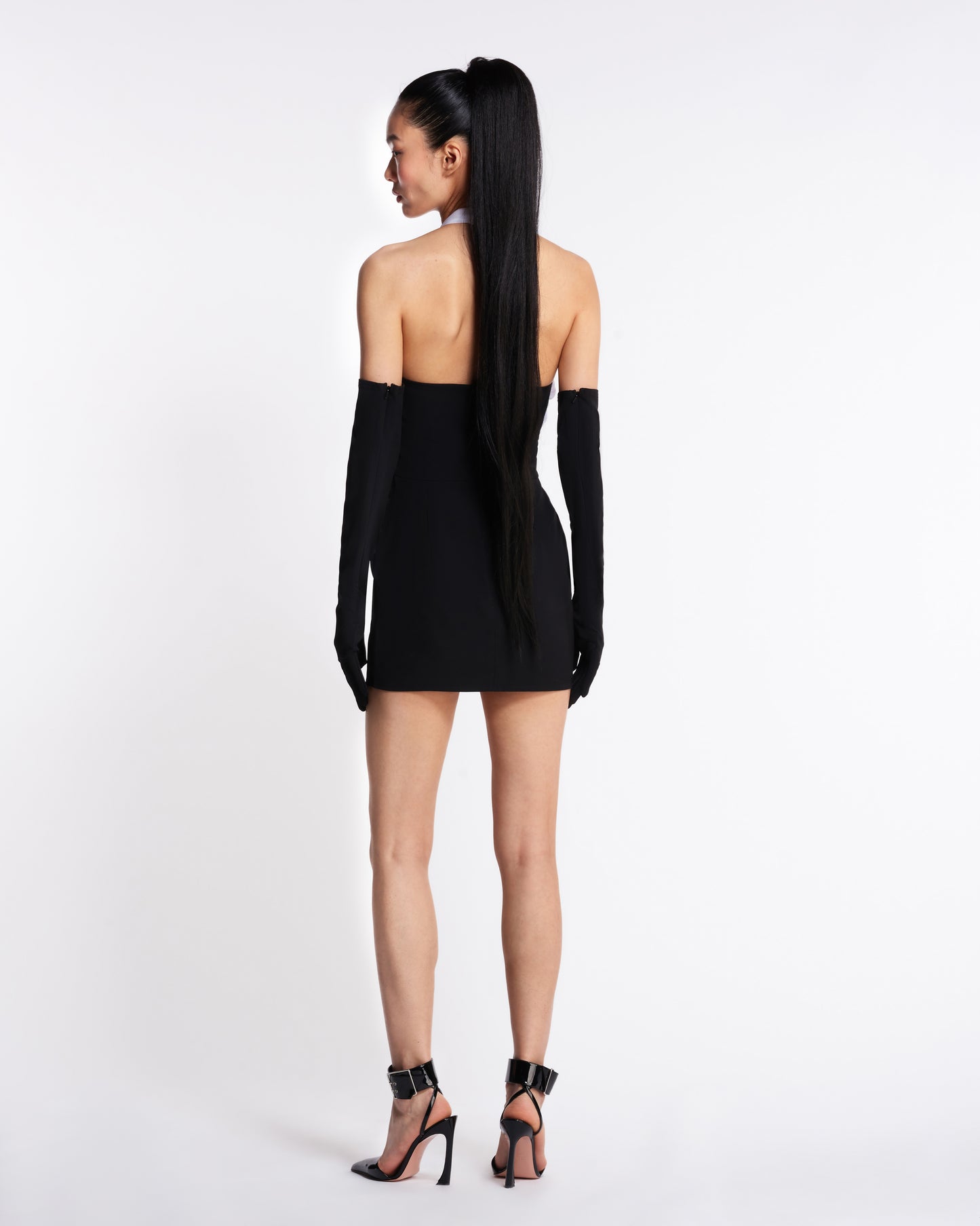 Aidrianna Mini Dress - Black / White