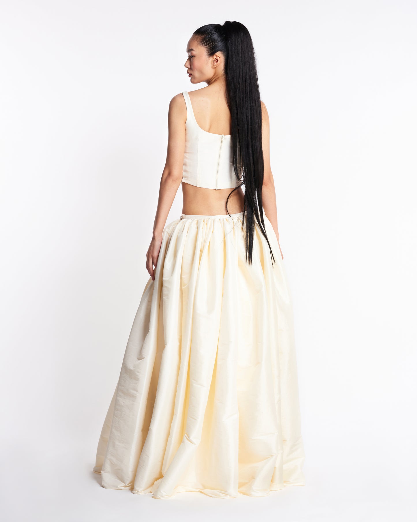 Devon Top & Skirt - Ivory