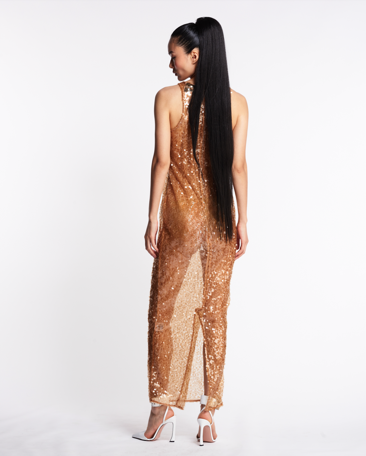 Tanya Sequin Dress - Gold