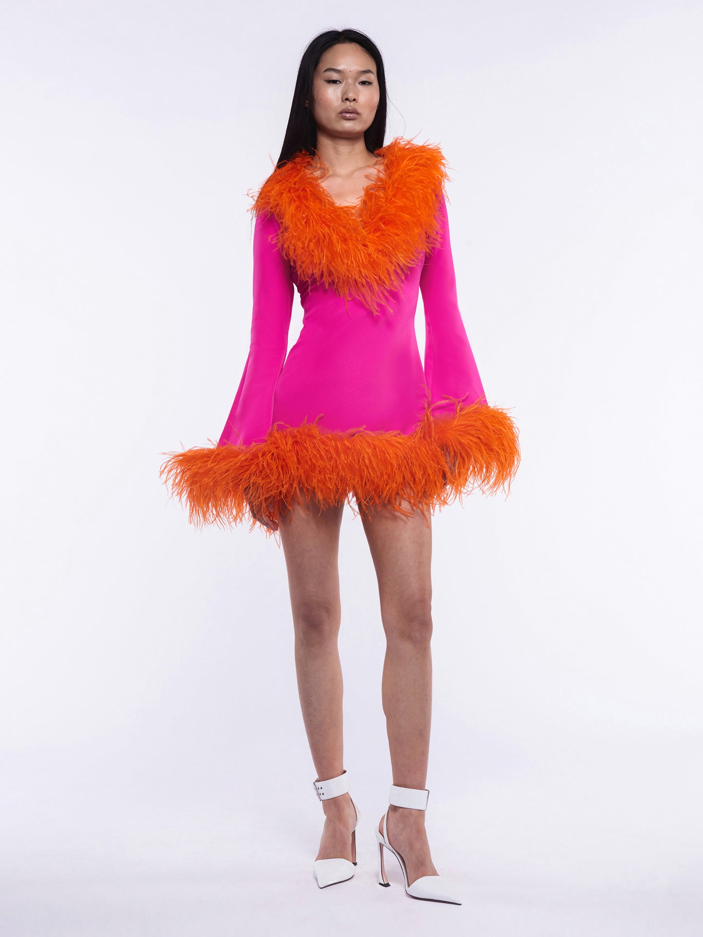 Kerry Dress - Pink / Orange