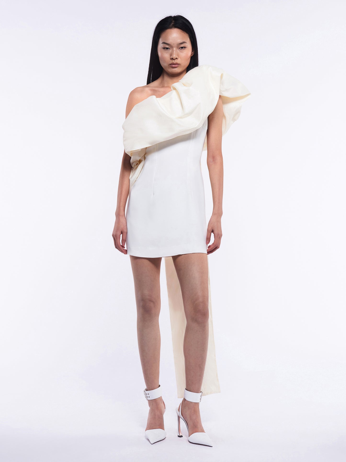 Isabella Dress & Gloves - Ivory